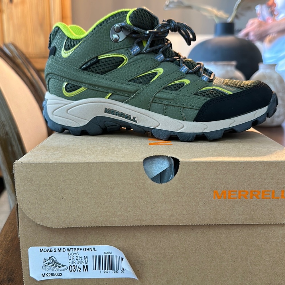Youth Merrell Moab 2 Mid Waterproof